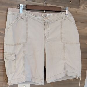 Beige Women's Cargo Shorts - Unbranded